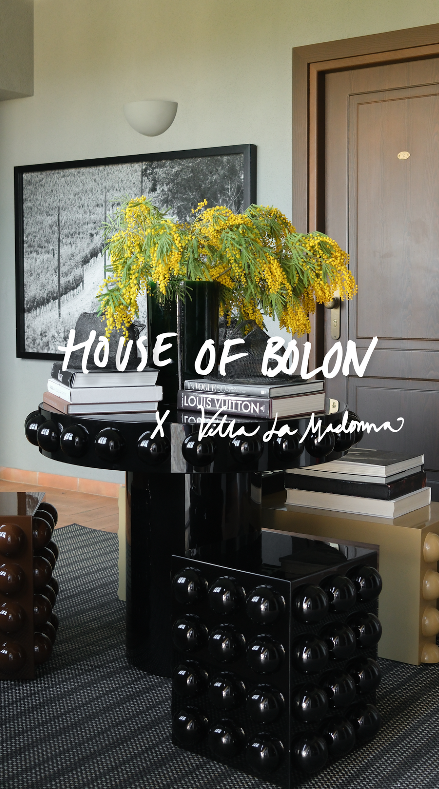 House of Bolon x Villa La Madonna: Where Swedish innovation meets Italian elegance
